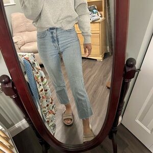 Zara blogger favorite high rise jean